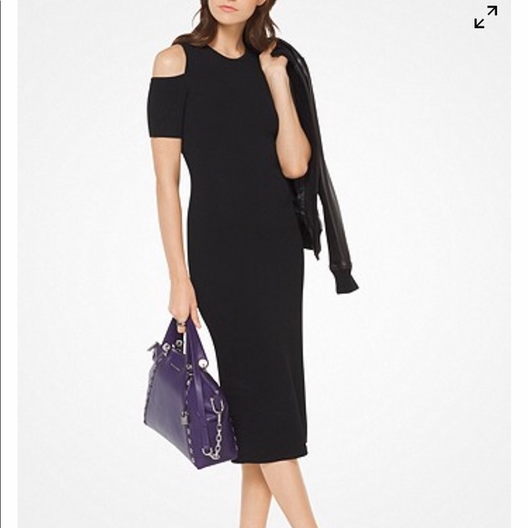 MICHAEL Michael Kors Dresses & Skirts - Stretch-Viscose Peekaboo Midi Dress